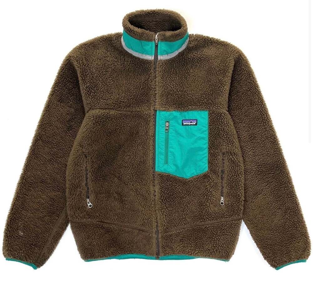 Patagonia Vintage Classic Retro-X Fleece Jacket Dark Walnut Teal
